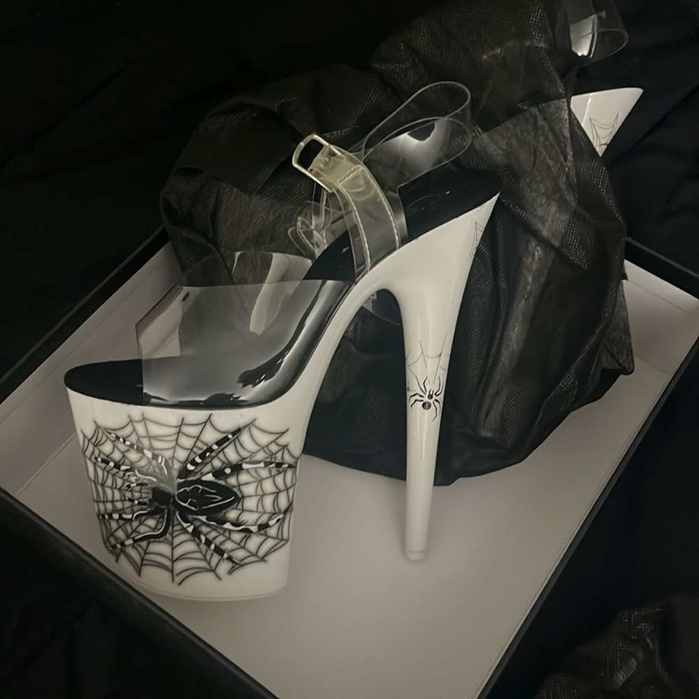Pleaser spider stripper shoes new